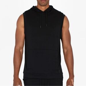 Layer 8 Qwick-Dry black sleeveless boxing hoodie tank top size small